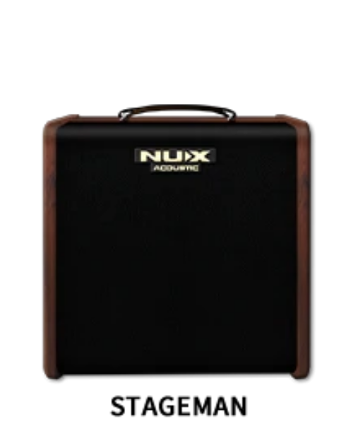 Nux Stageman amplifier on a white background