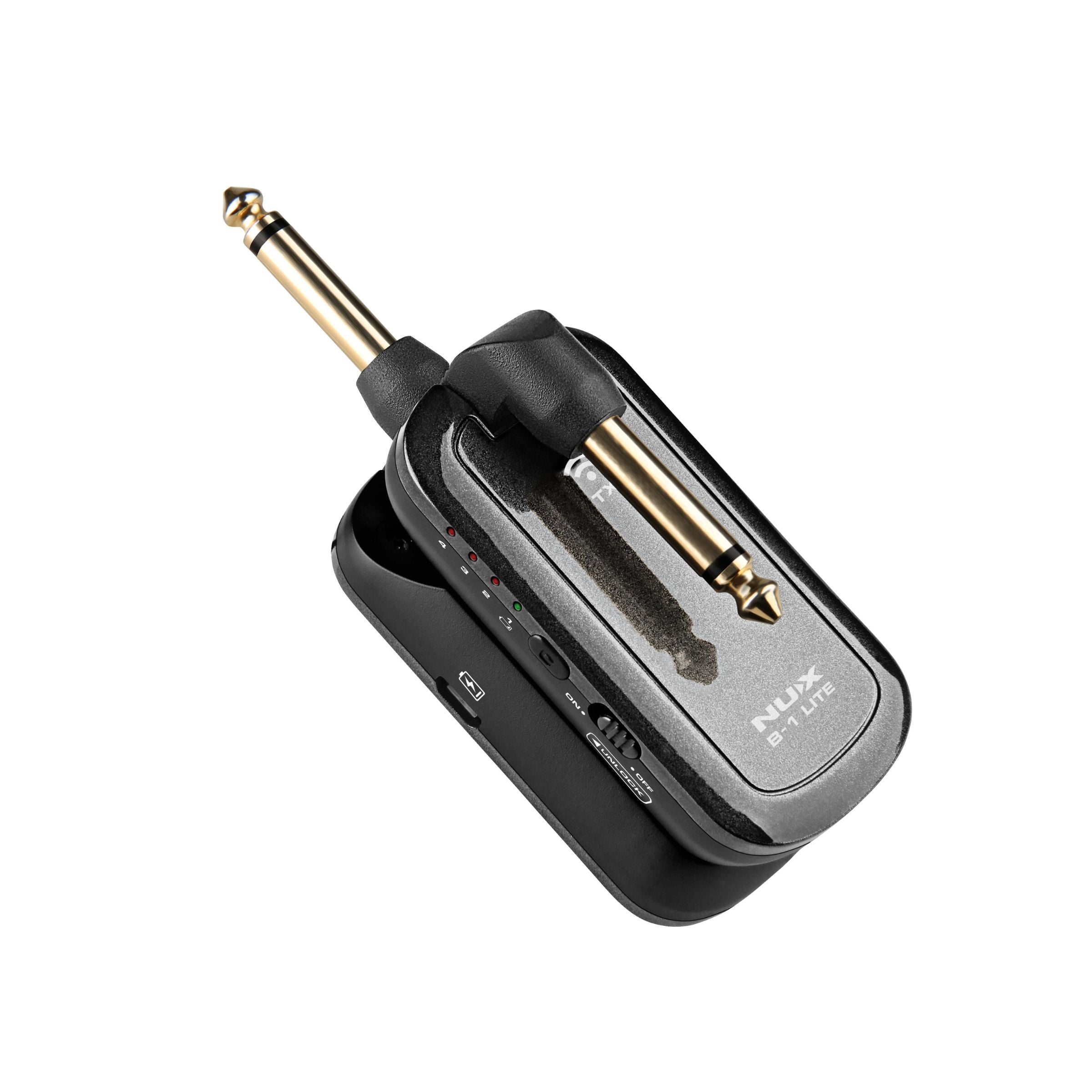 NUX B-1 LITE wireless guitar transmitter and receiver with controls