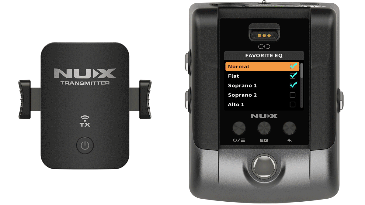 NUX B-6 Pro demo on how to set EQ profile on the pedalboard receiver