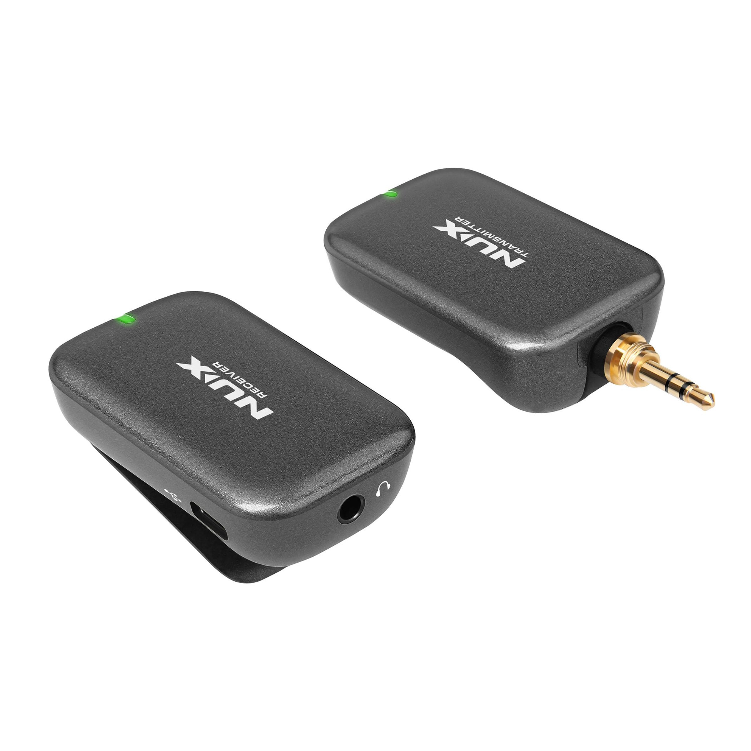 NUX B-7 PSM guitar wireless transmitter and receiver system kit with headphone output