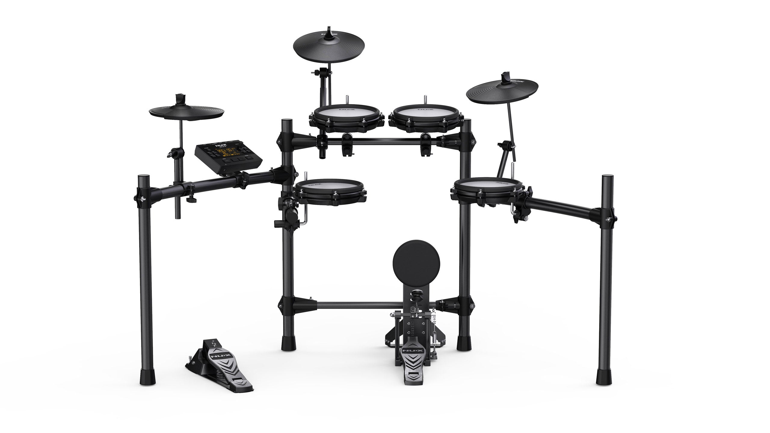 NUX DM-210 All Mesh Electronic Drum Kit | USB MIDI & Bluetooth