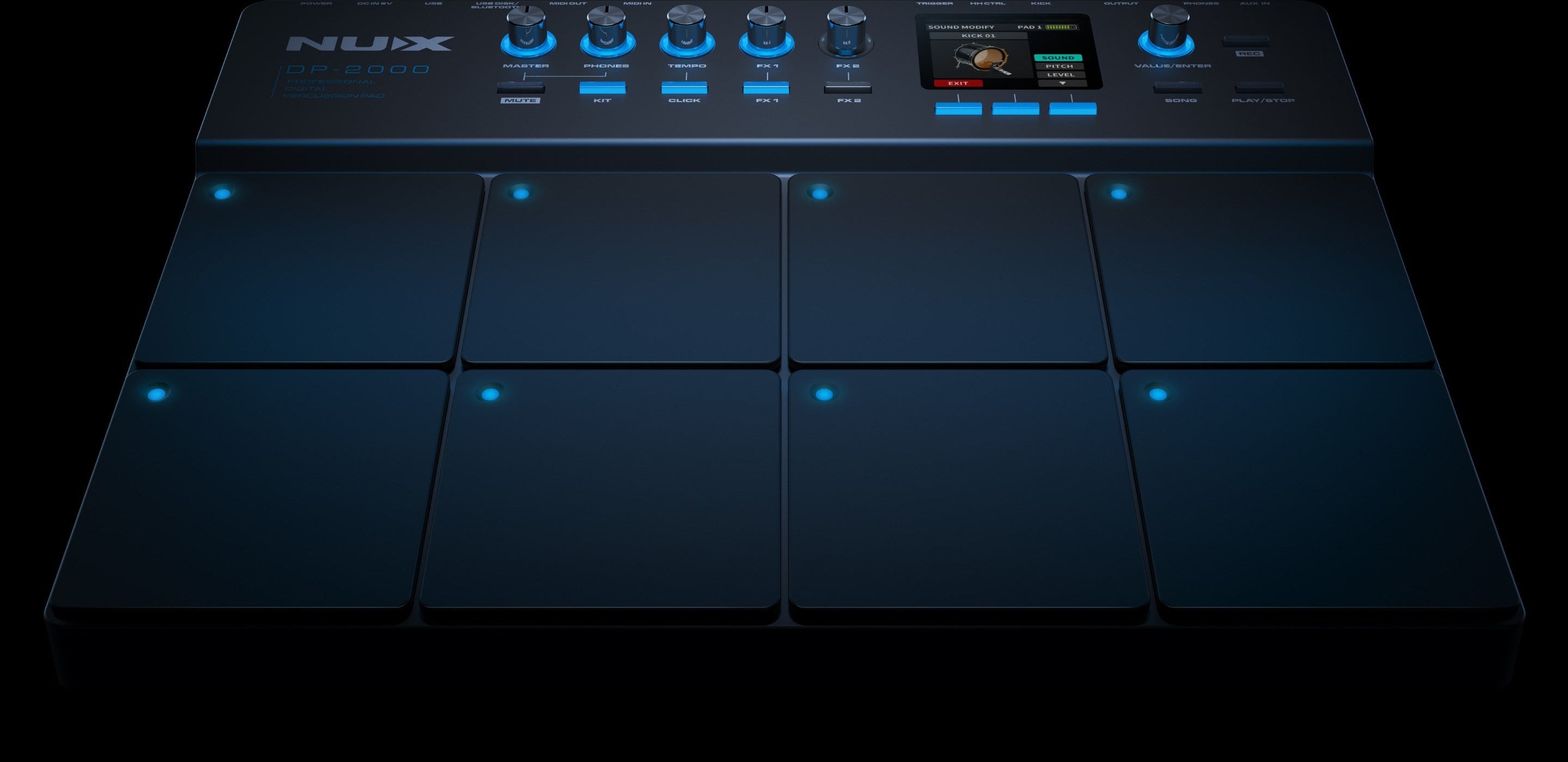 NUX DP-2000 Digital percussion pad with 8 Pads