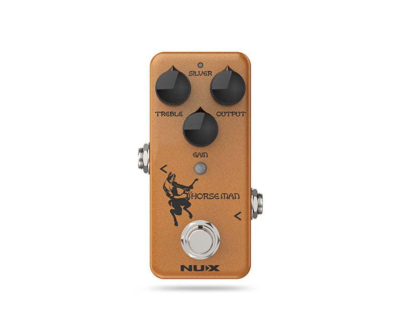 NUX Horseman Mini Klon-Style Overdrive Pedal - Transparent Drive