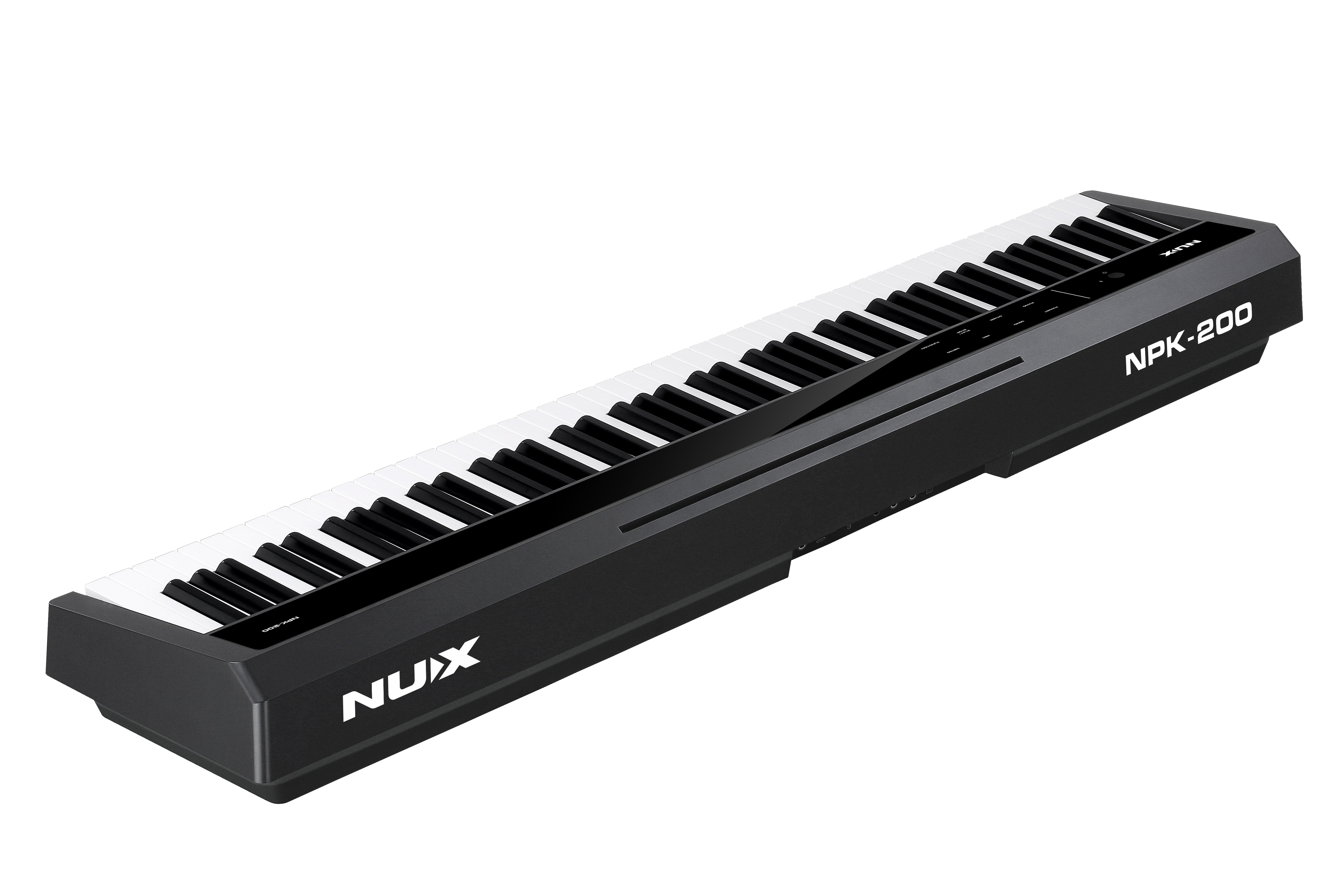 Back angle view of NUX NPK-200 digital piano