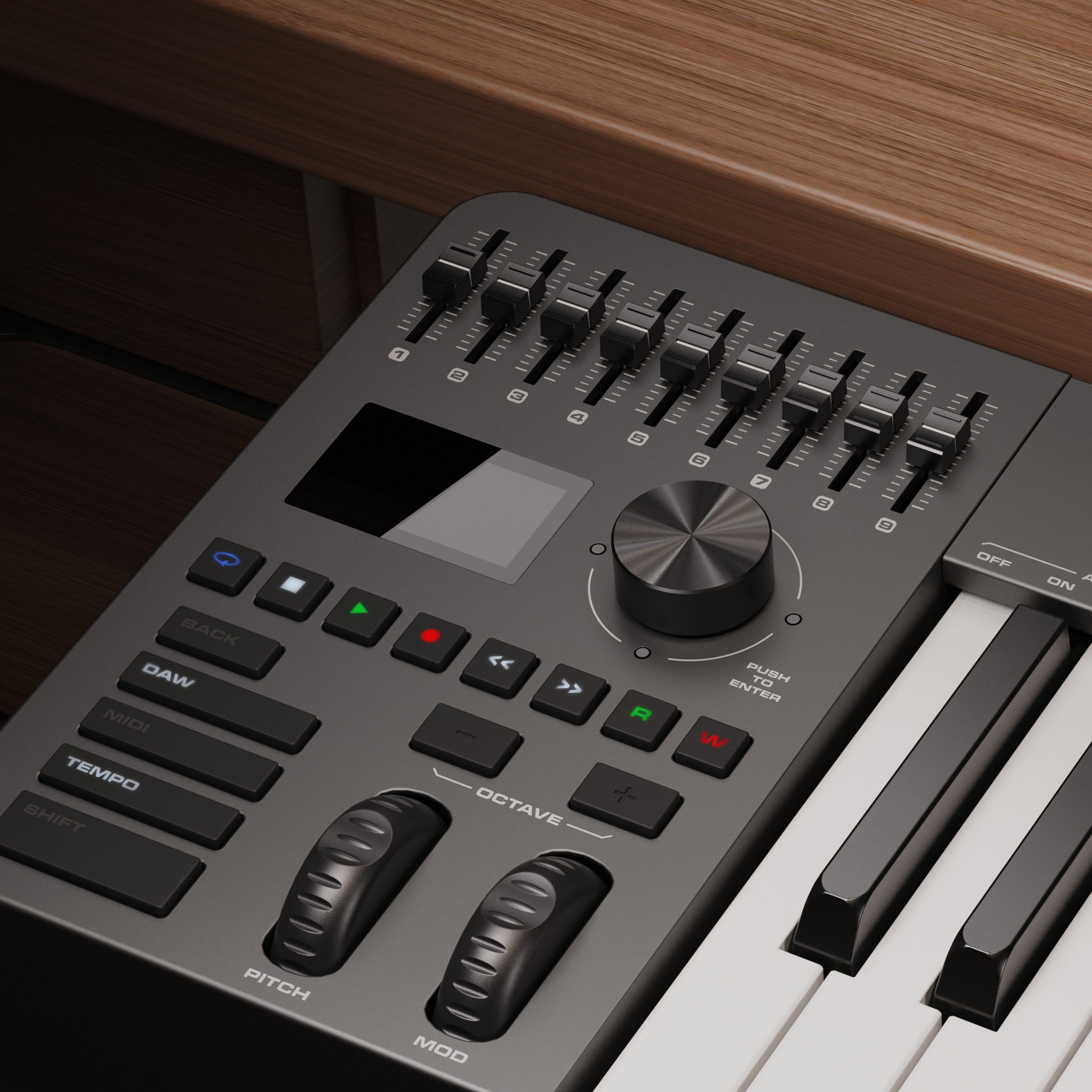 NUX NTK MIDI Controller controls