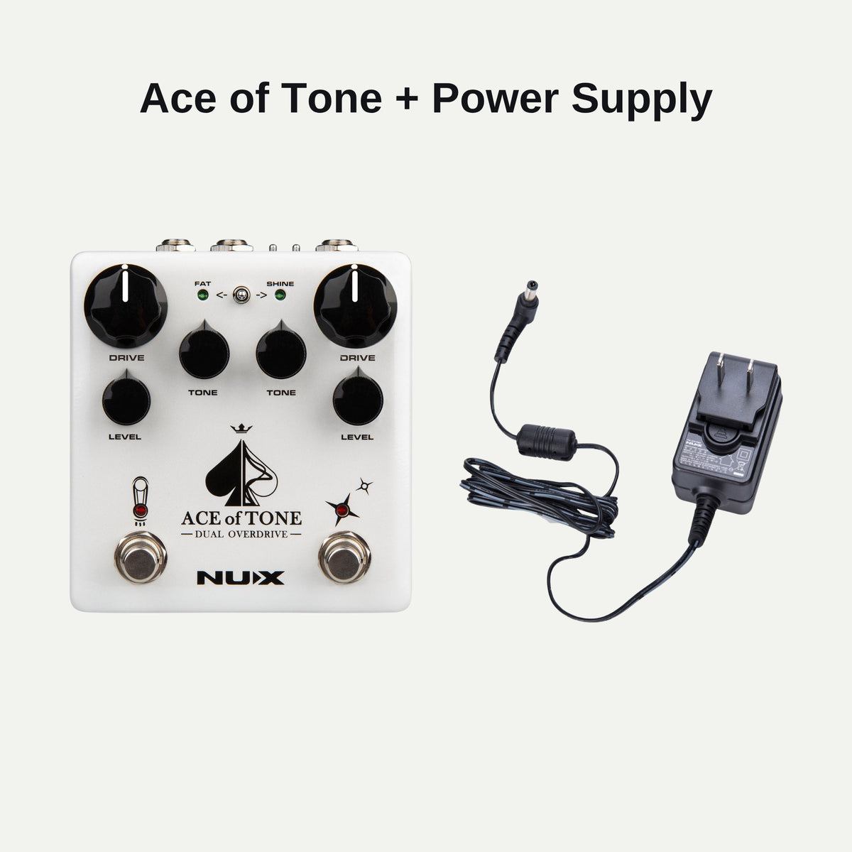 NUX Ace of Tone and power supply bundle