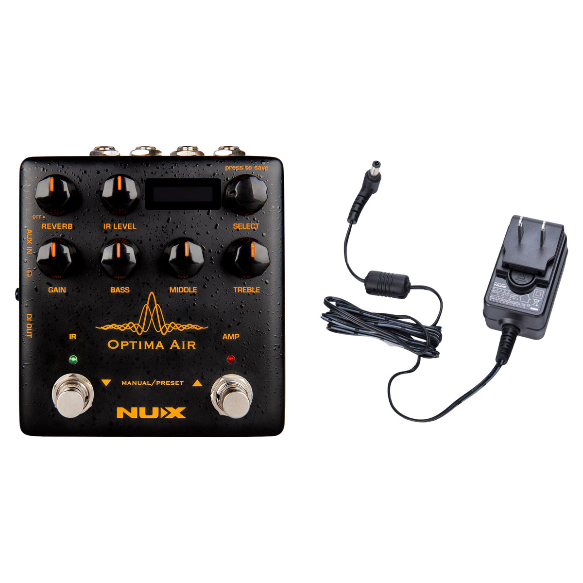 NUX Optima Air bundle with FREE ACD-006A 9V power supply