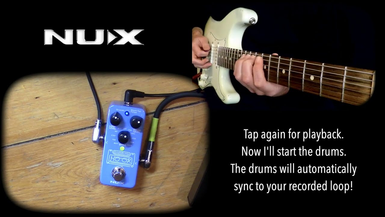 Cargar video: NUX Hook drum & Loop demo highlight
