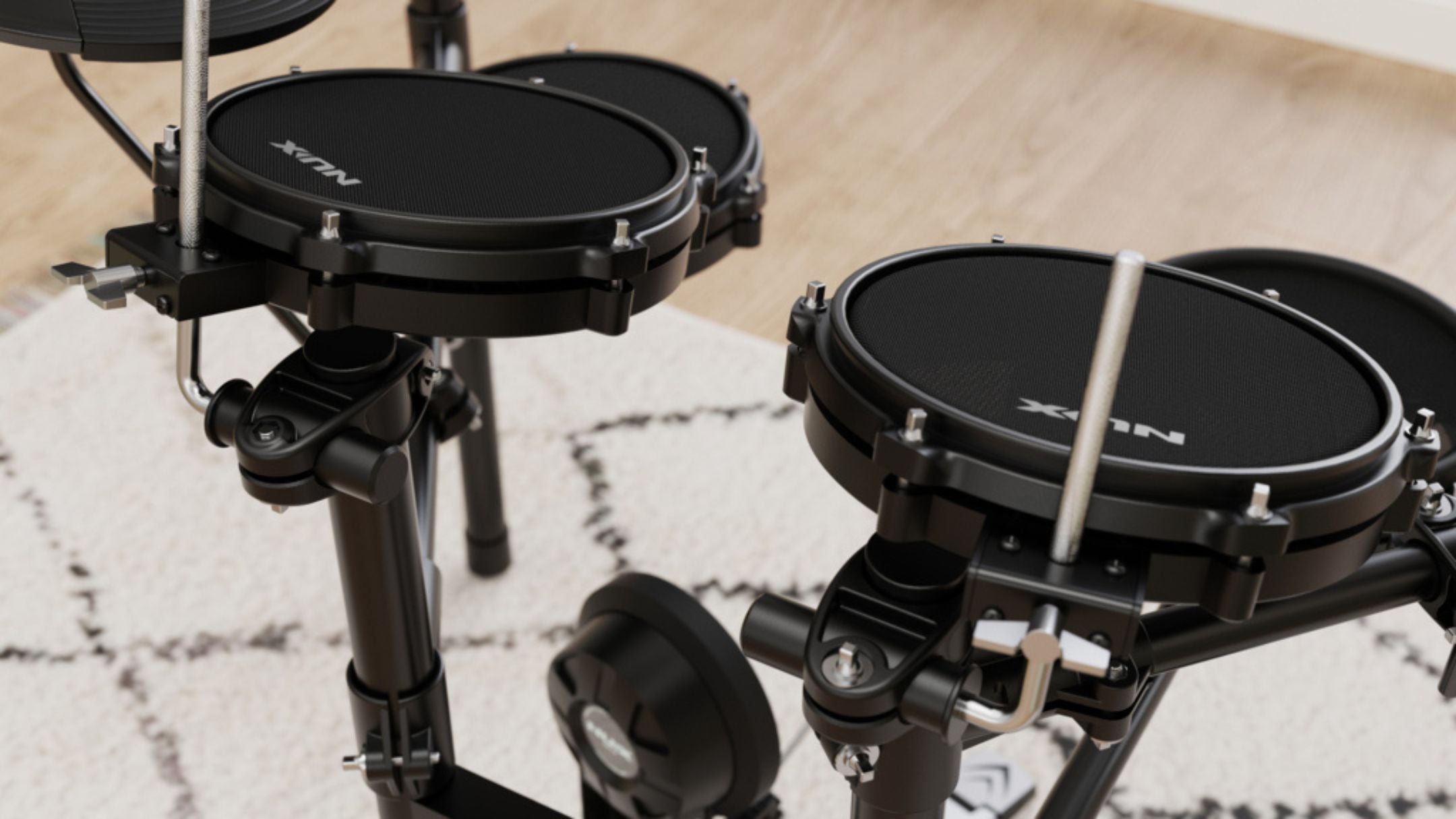 Adjustable heads of NUX drum kits
