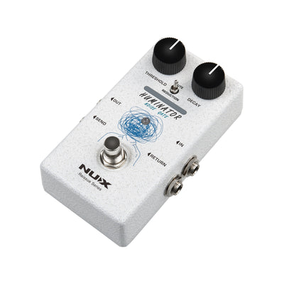 Nux pedal on a white background