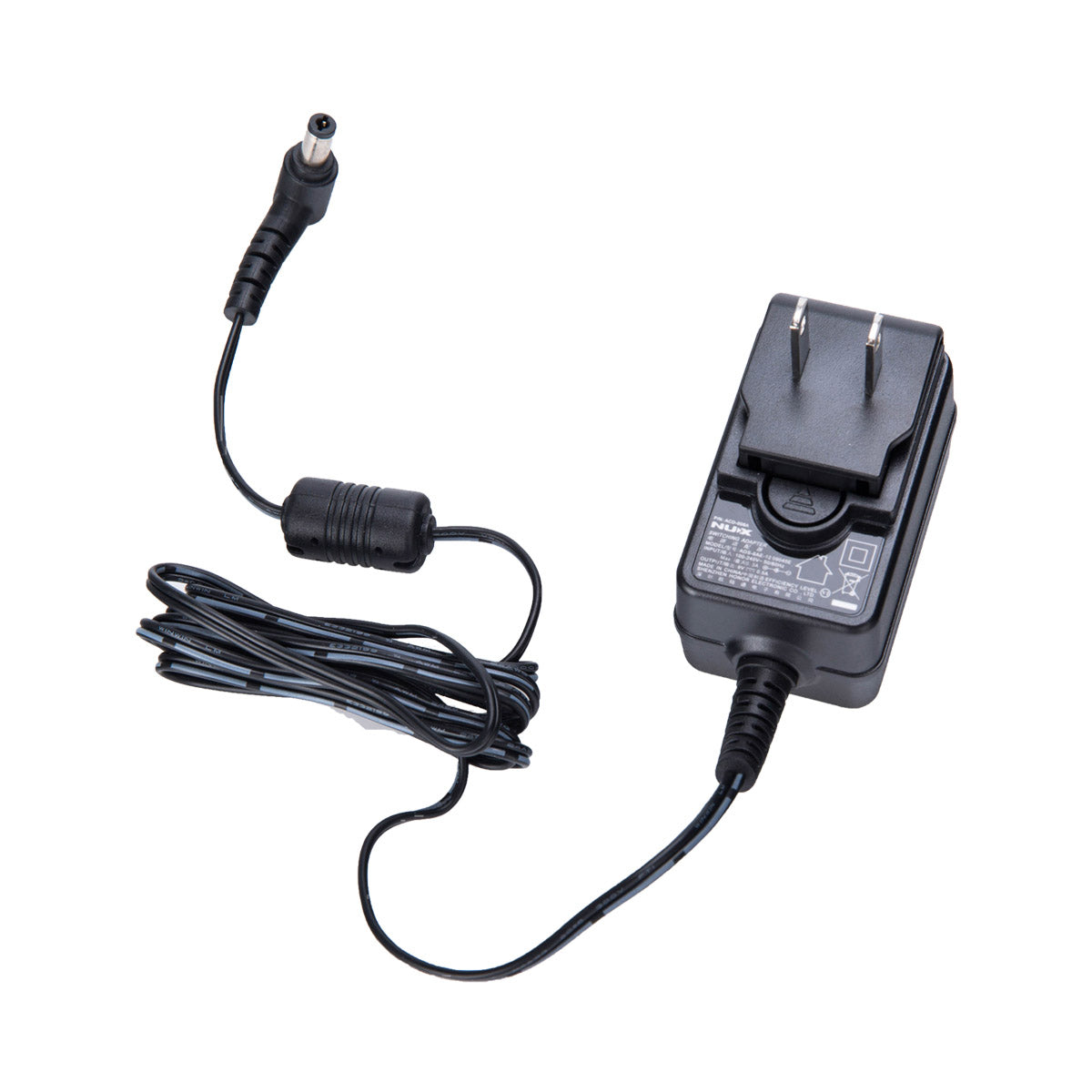 NUX ACD-006A 9V DC 500mA power adapter included in the bundle