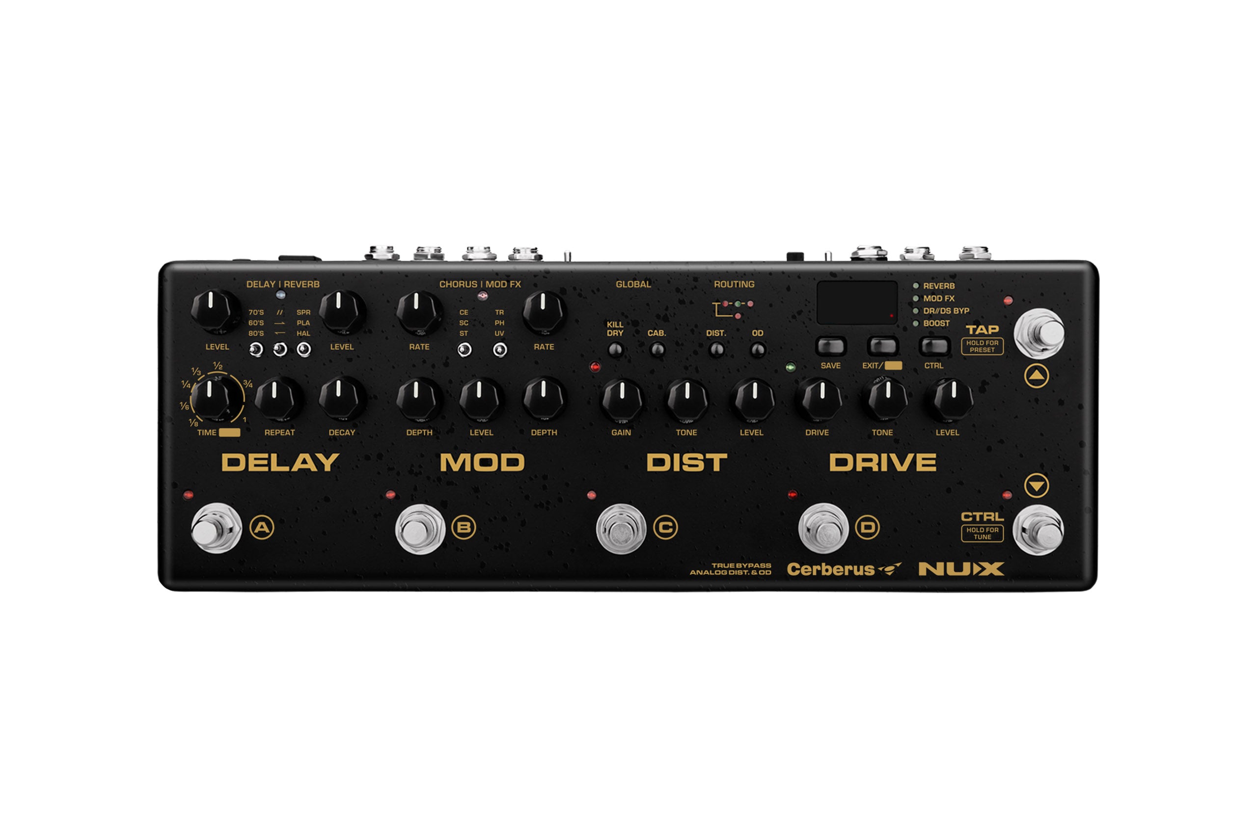 NUX Cerberus - Integrated Multi-Effects Pedal / Analog Controller