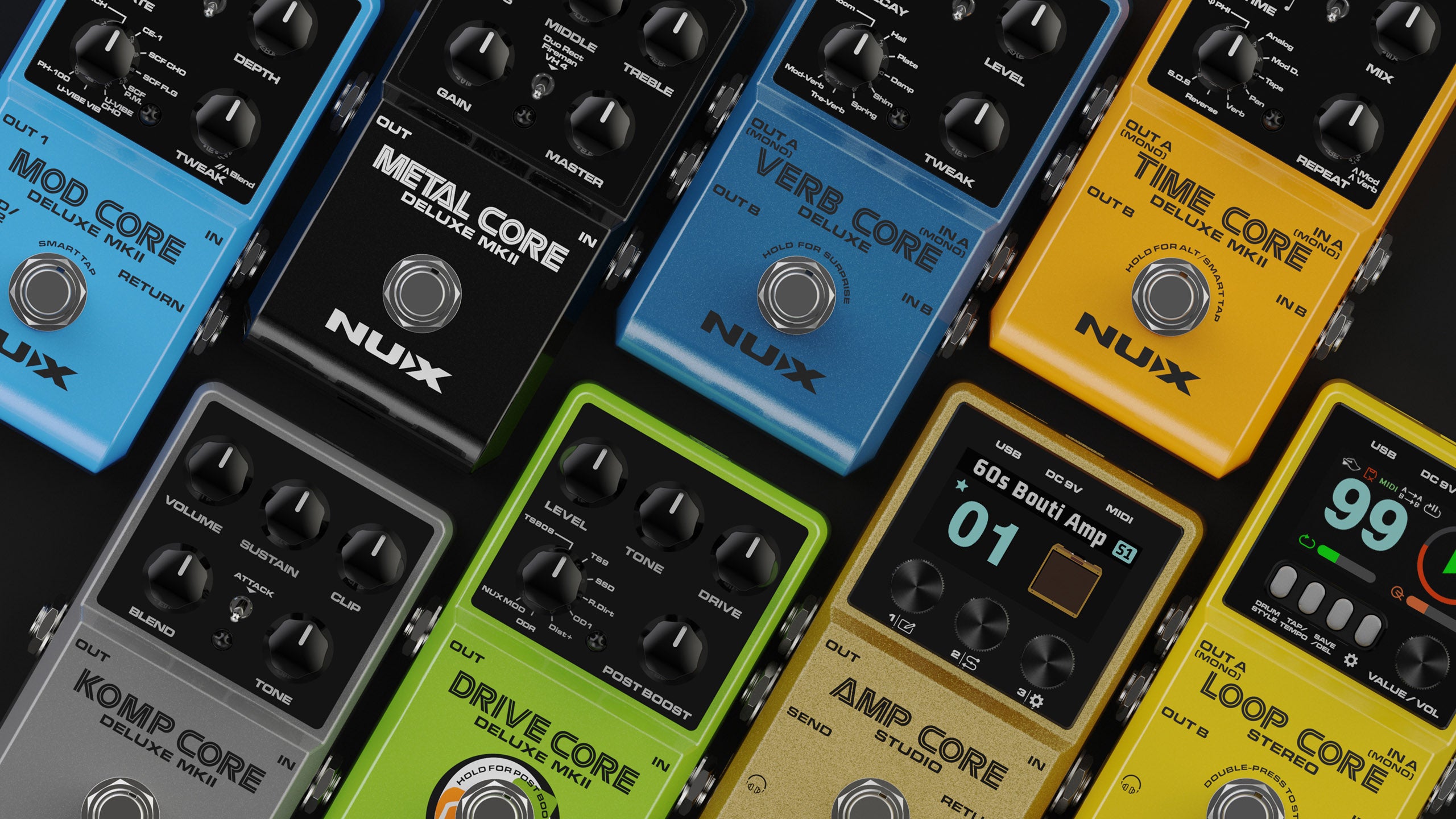 NUX Mod Core Deluxe MKII - Premium Modulation Guitar Pedal – NUX.US