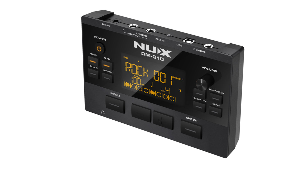 NUX DM-210 All Mesh Electronic Drum Kit | USB MIDI & Bluetooth – NUX USA