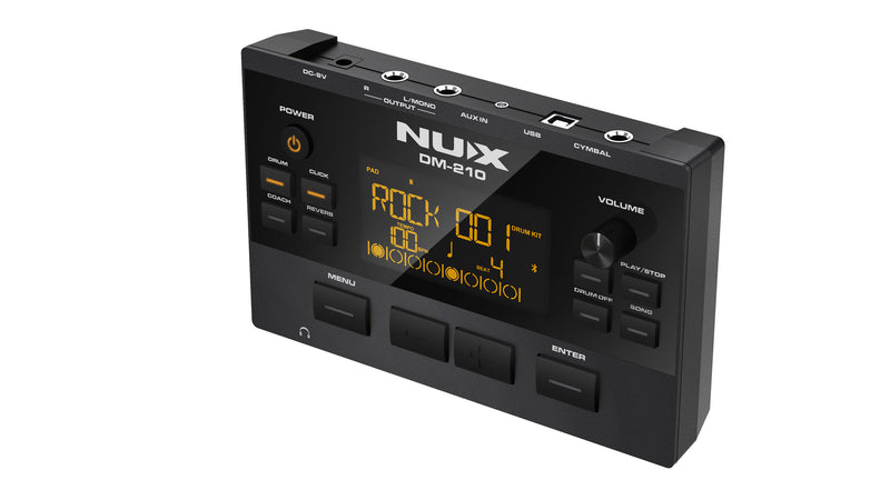NUX DM-210 All Mesh Electronic Drum Kit | USB MIDI & Bluetooth – NUX USA