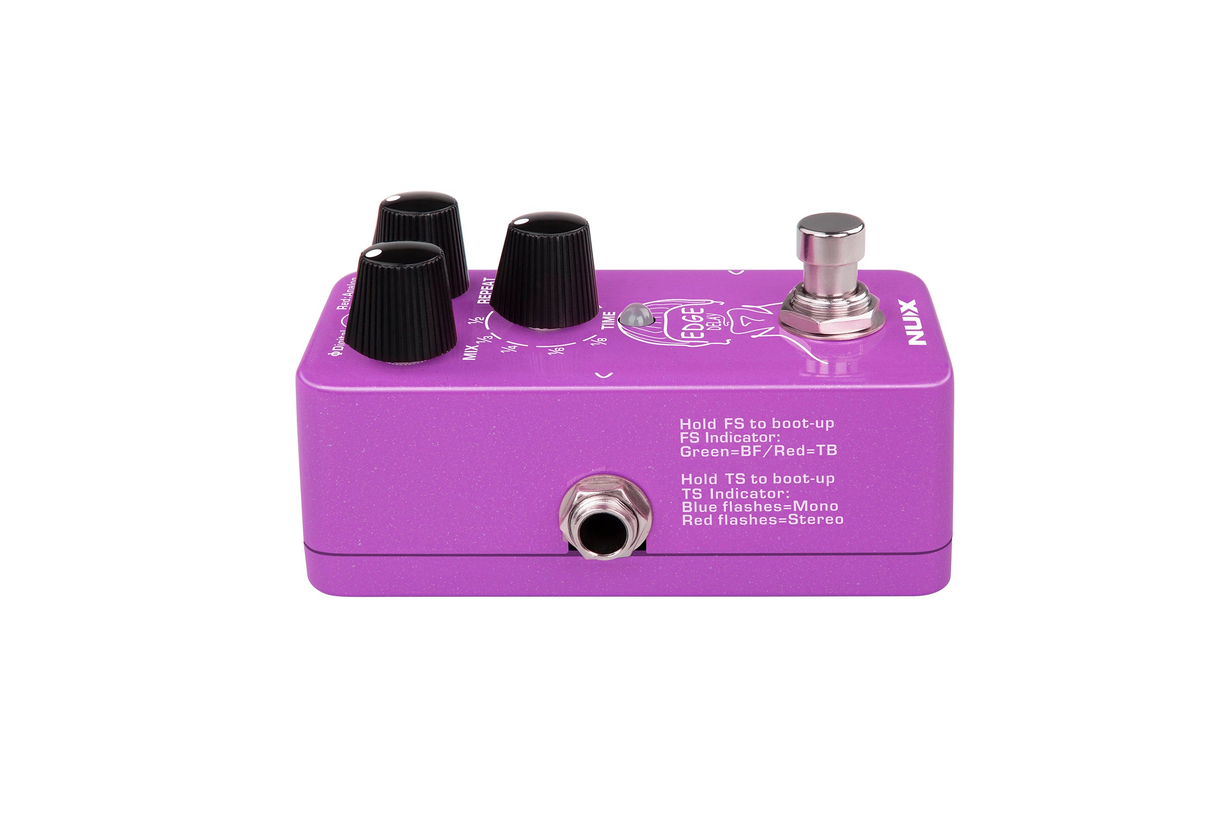NUX Edge Delay NDD-3 | 3 Delay Types, Smart Tap, Stereo – NUX USA