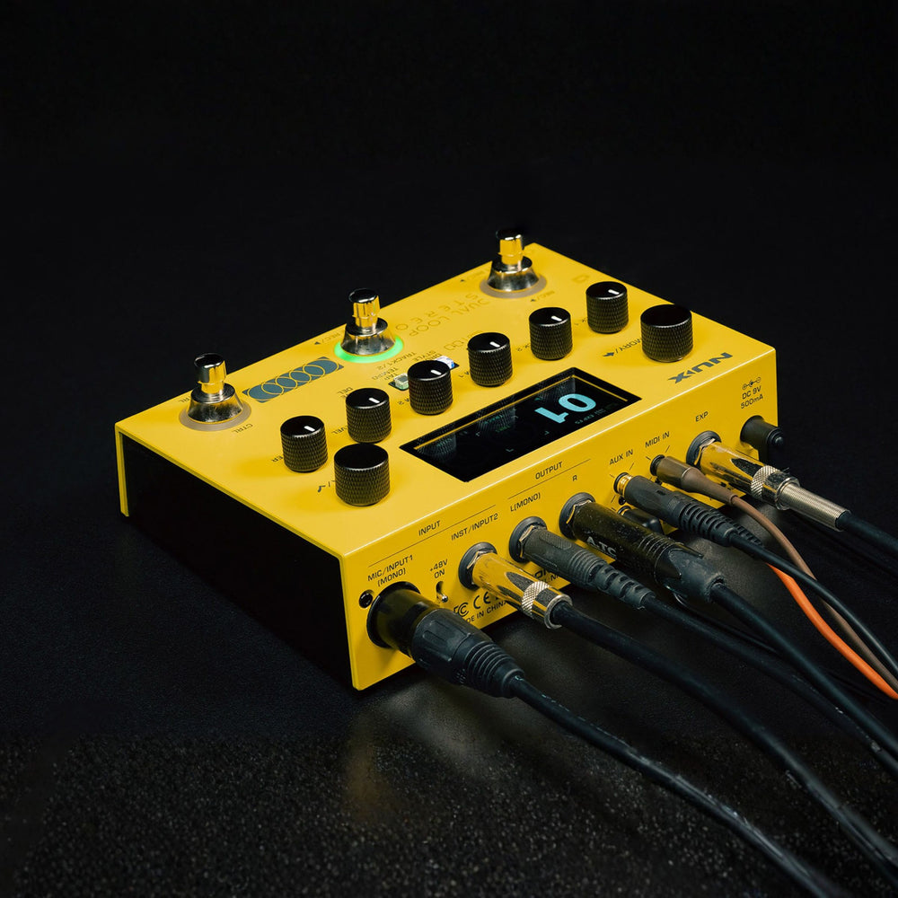 NUX Dual Loop Stereo Looper Pedal - Dual Track, Drum Machine & MIDI ...