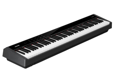 Front angle view of NUX NPK-200 digital piano
