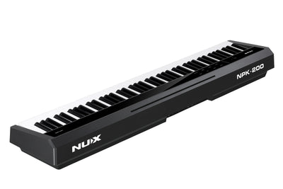 Back angle view of NUX NPK-200 digital piano