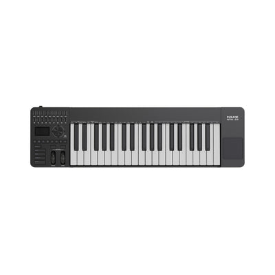 NUX NTK-37 MIDI Controller keyboard with 37 keys on white background