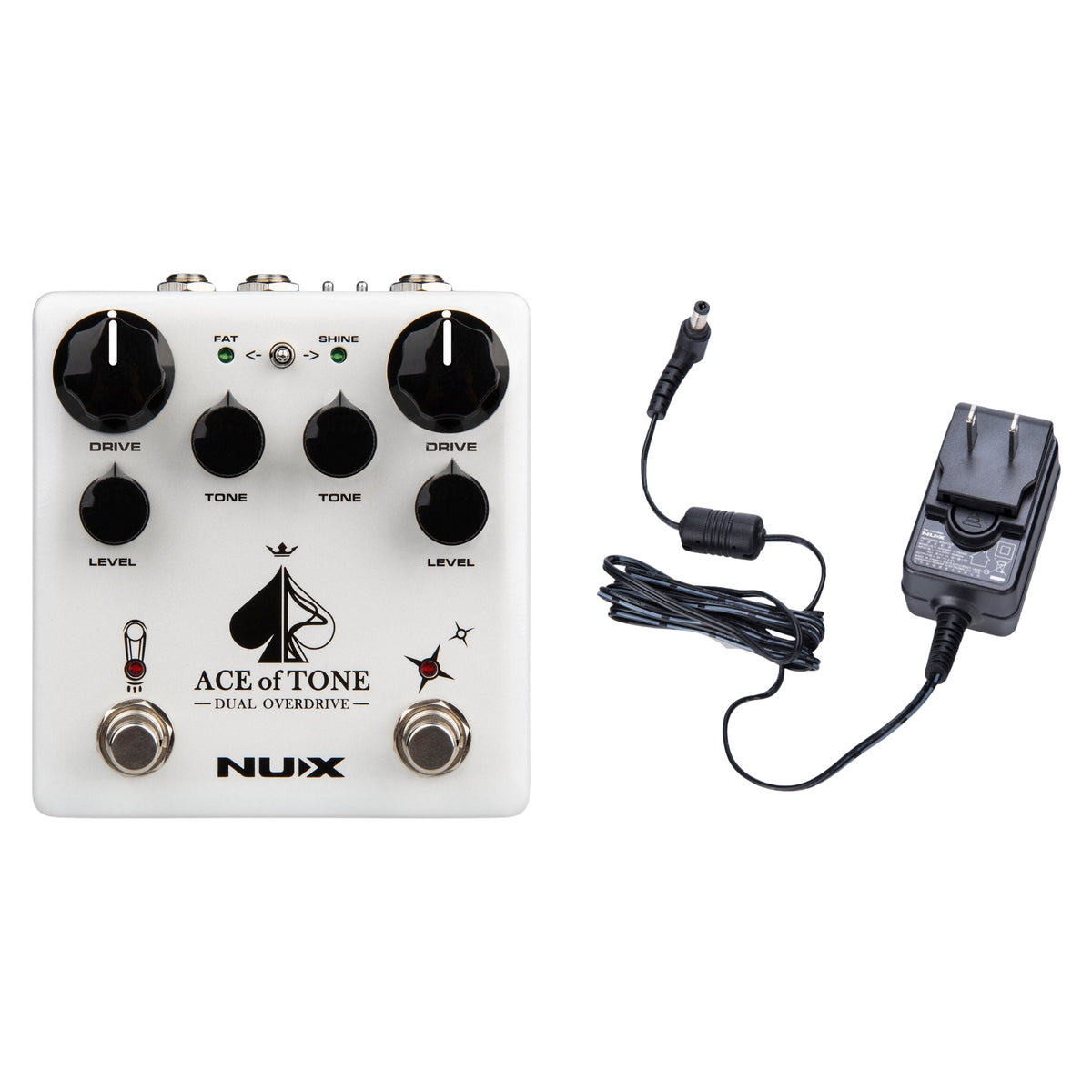 NUX Ace of Tone bundle with FREE ACD-006A 9V power supply