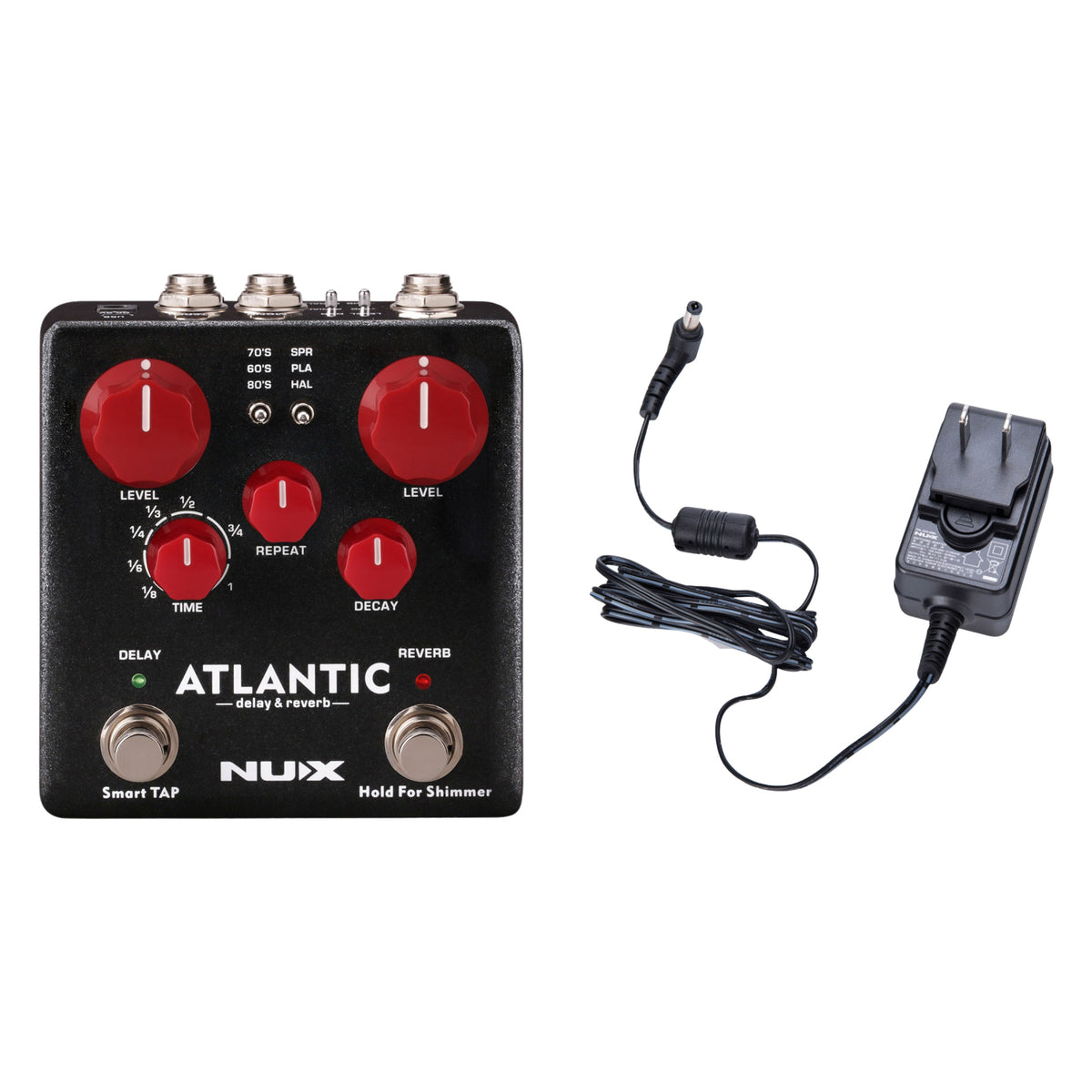 NUX Atlantic bundle with FREE ACD-006A 9V power supply