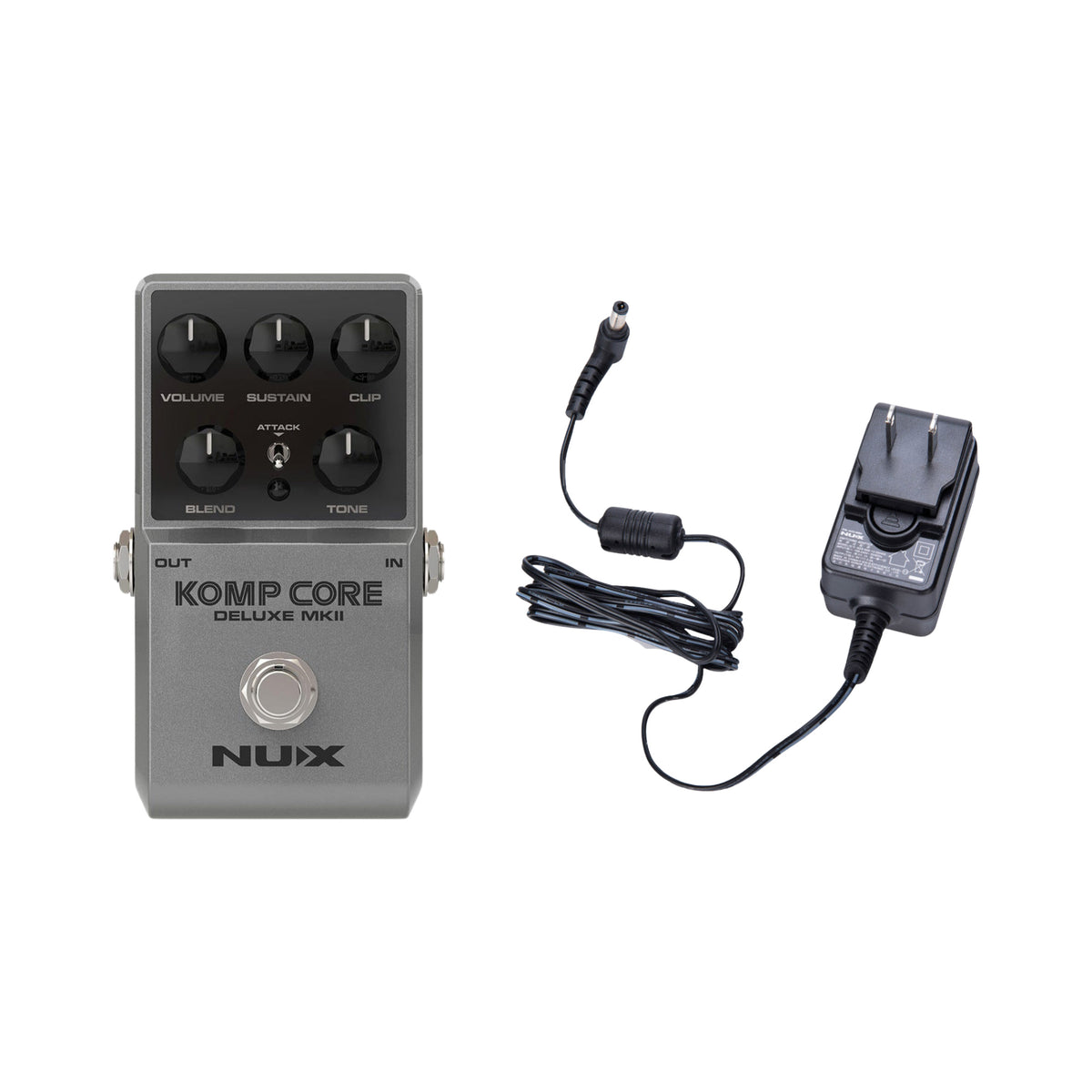 NUX Komp Core Deluxe MKII bundle with ACD-006A 9V power supply