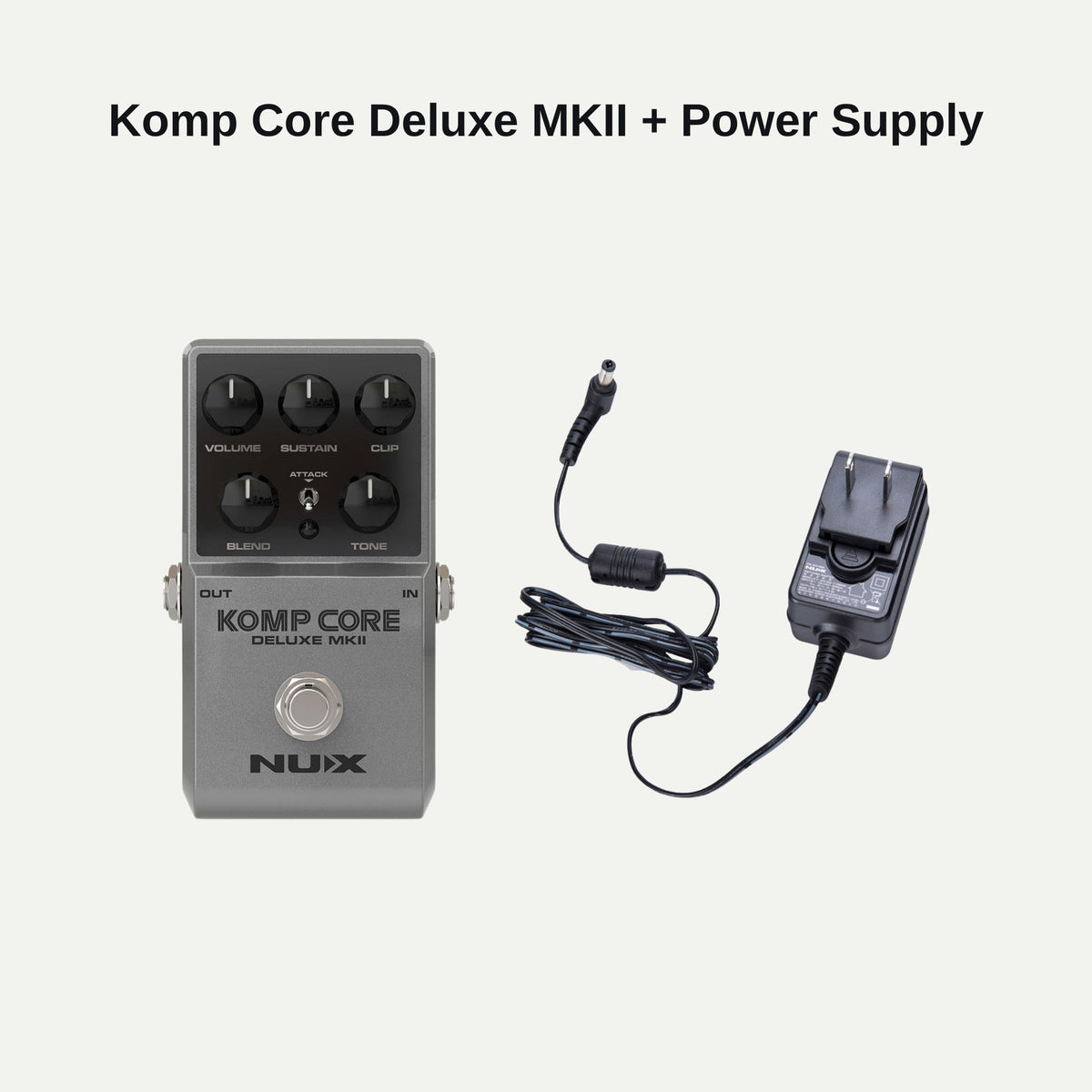NUX Komp Core Deluxe MKII and power supply bundle