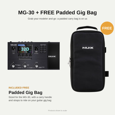 MG-30 plus FREE padded gig bag bundle