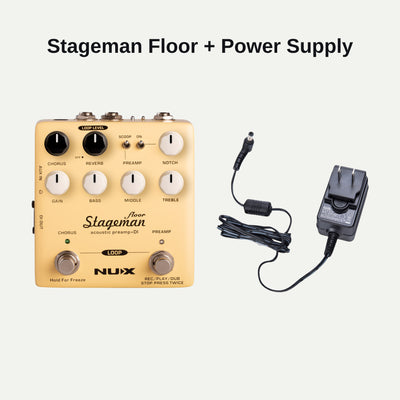 NUX Stageman Floor and power supply bundle