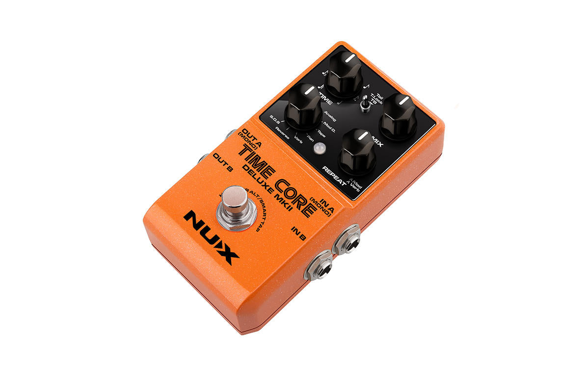 NUX Time Core Deluxe ディレイ エフェクター NUX Time Core Deluxe MKII Delay | 7 Types + 40s Looper – NUX USA
