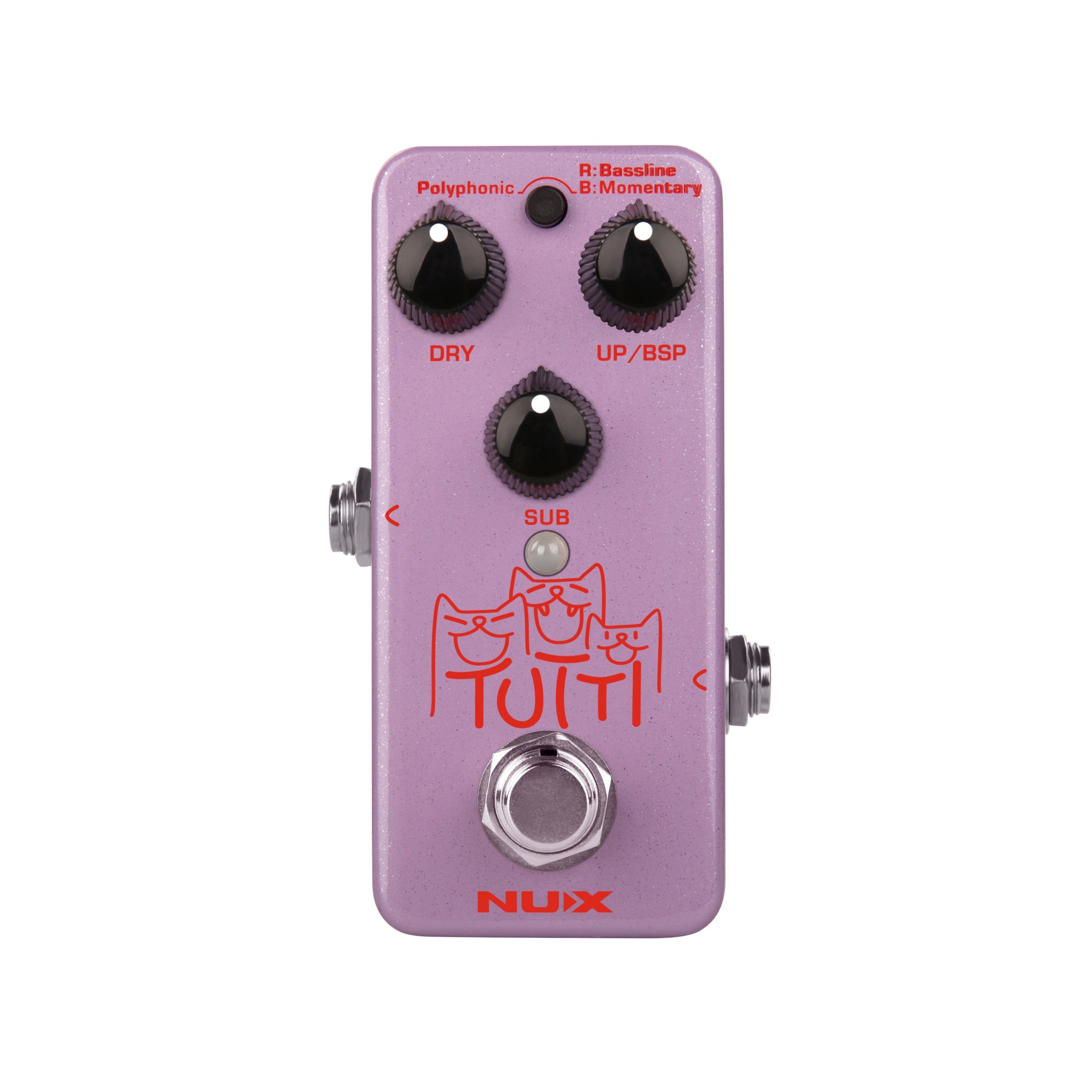 Purple NUX Tutti mini core effects pedal
