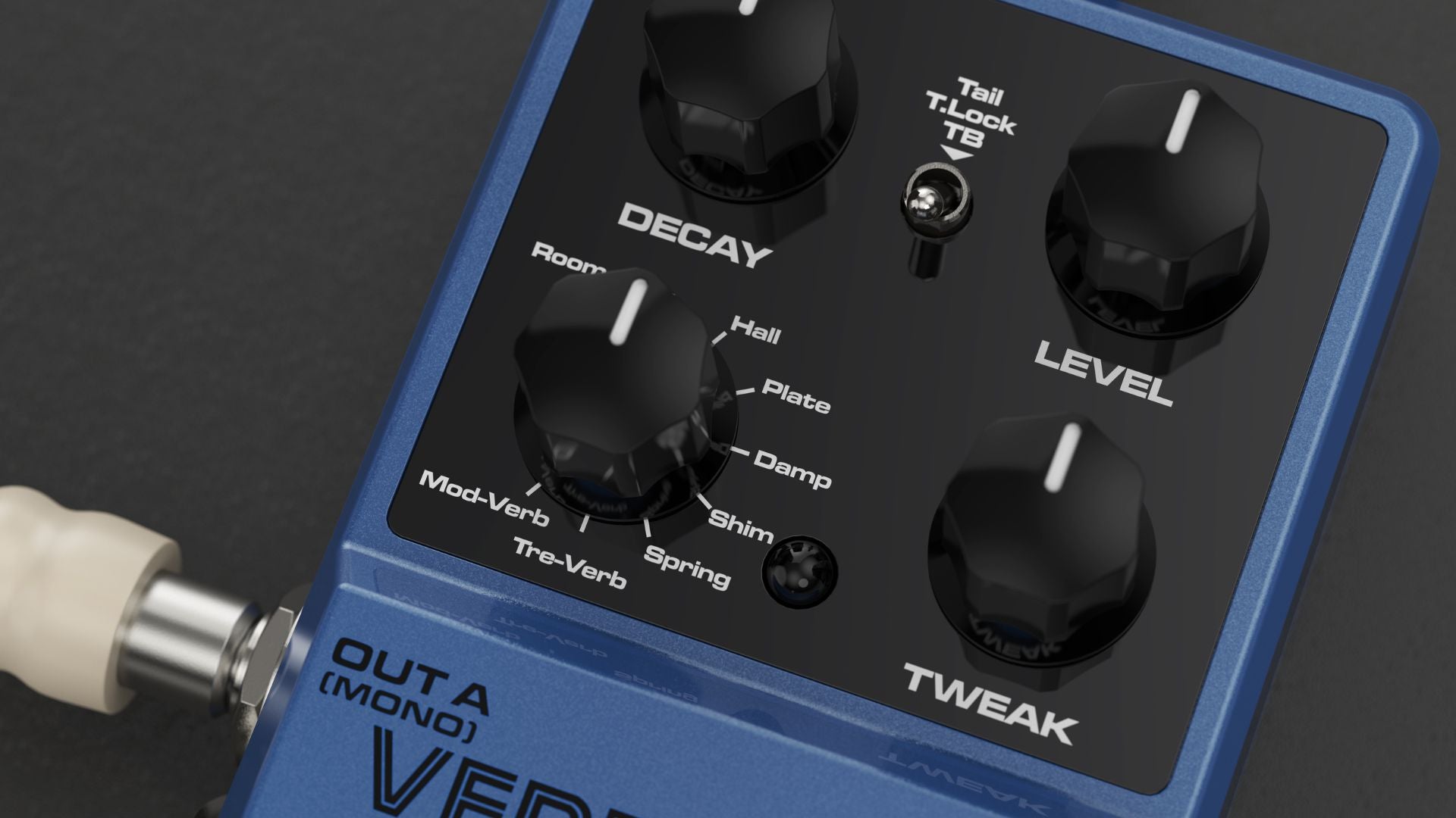 NUX Verb core pedal with 4 control knobs 