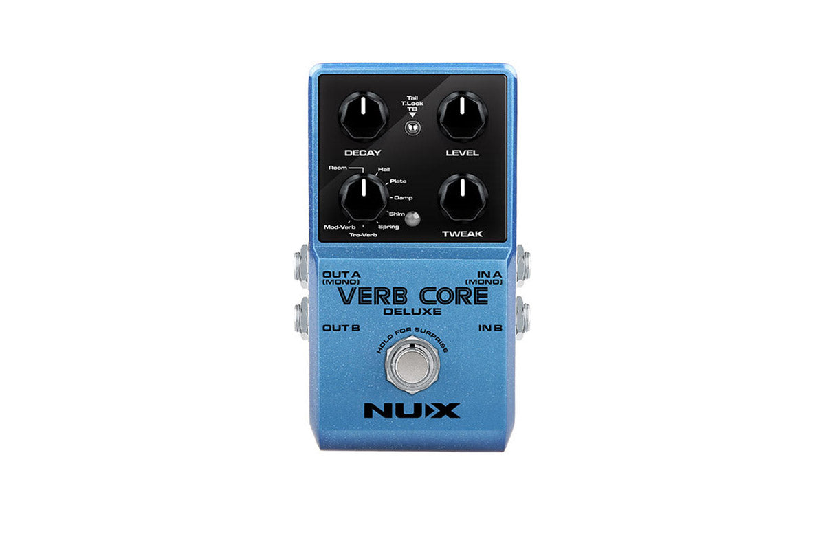 NUX VERBCORE Deluxe ニューエックス NUX Verb Core Deluxe – Stereo Multi-Reverb Pedal for Guitar – NUX USA