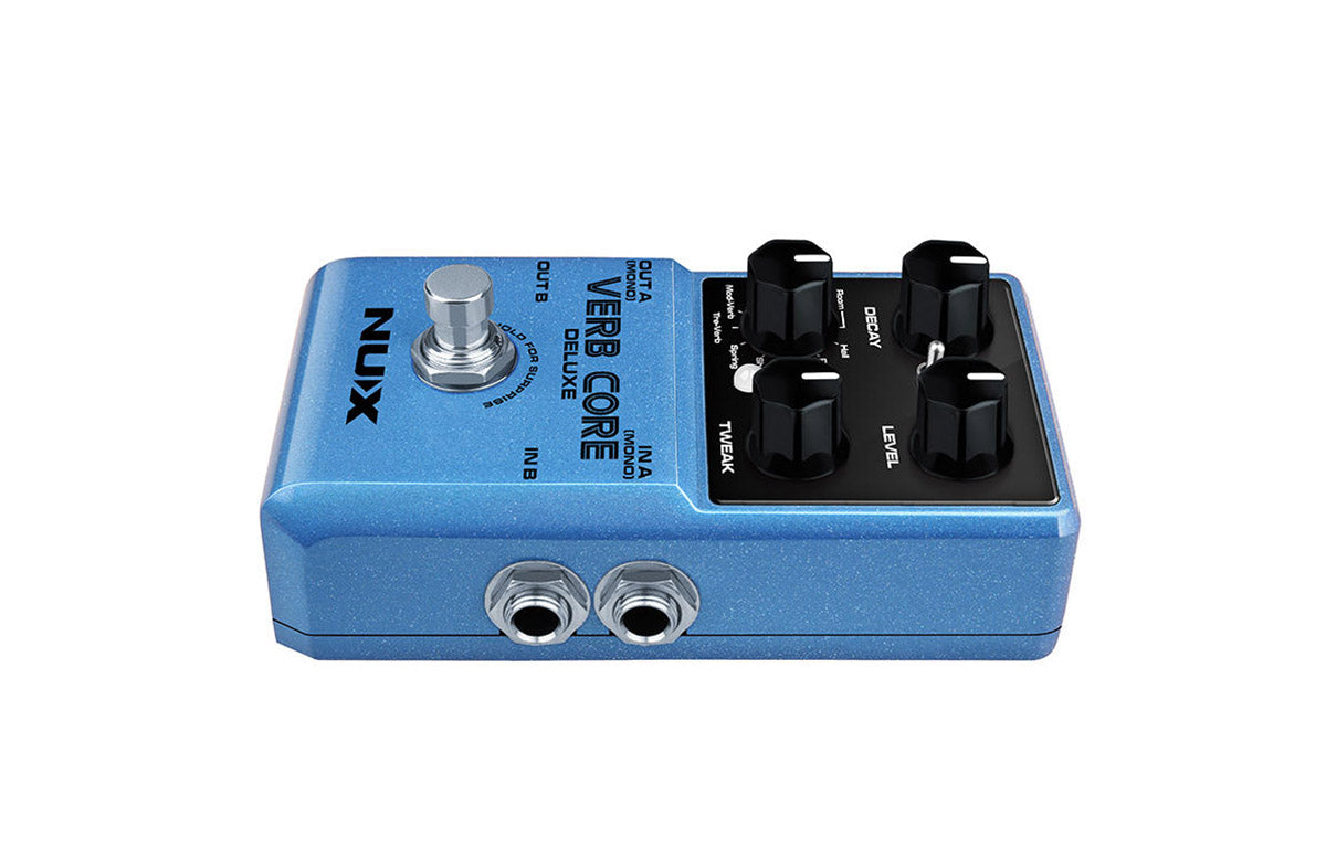 NUX Verb Core Deluxe – Stereo Multi-Reverb Pedal for Guitar – NUX USA