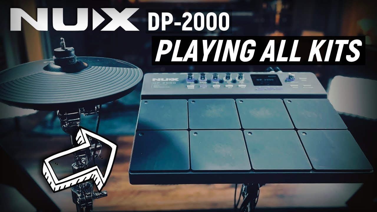 NUX DP-2000 Electronic Drum Pad | 8 Velocity-Sensitive Pads – NUX USA
