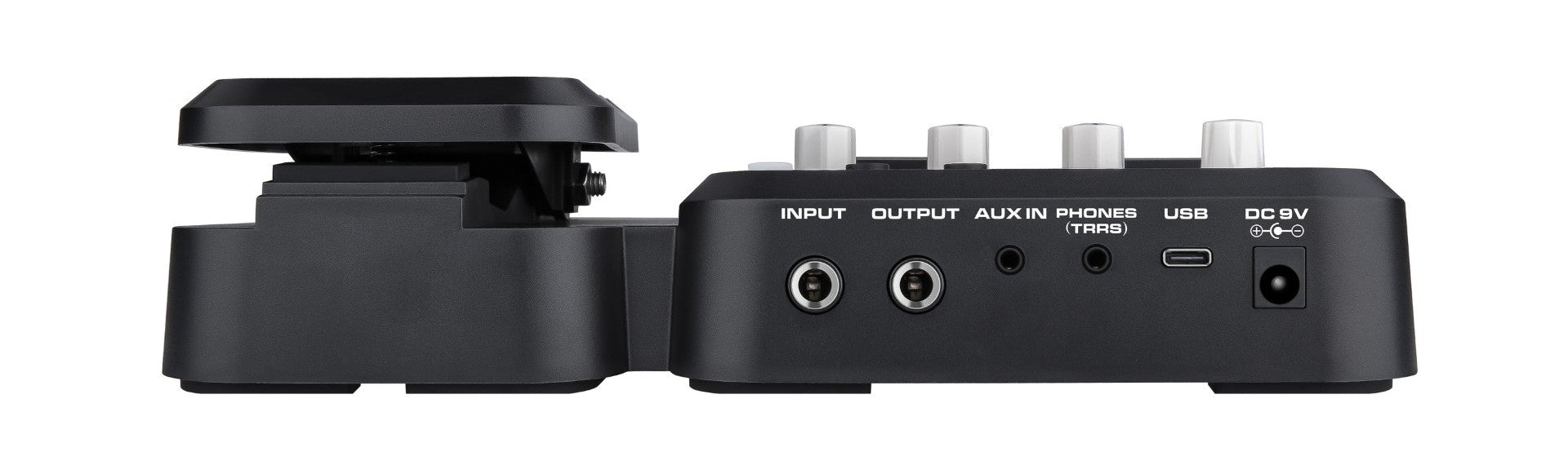 NUX mg-101 multi effect modeler back panel showing all the interface IOs