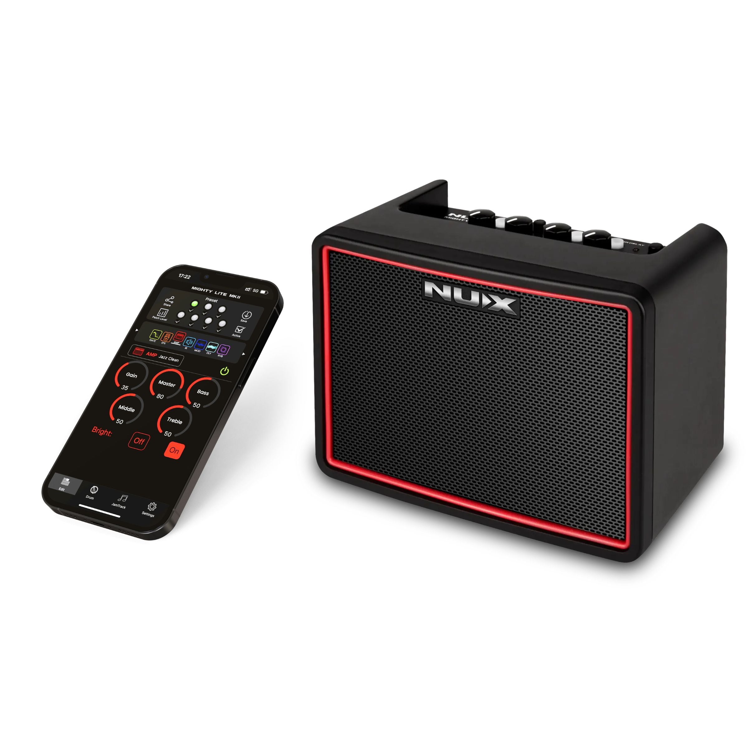 NUX Mighty Lite BT MKII Desktop Guitar Amp - Compact with