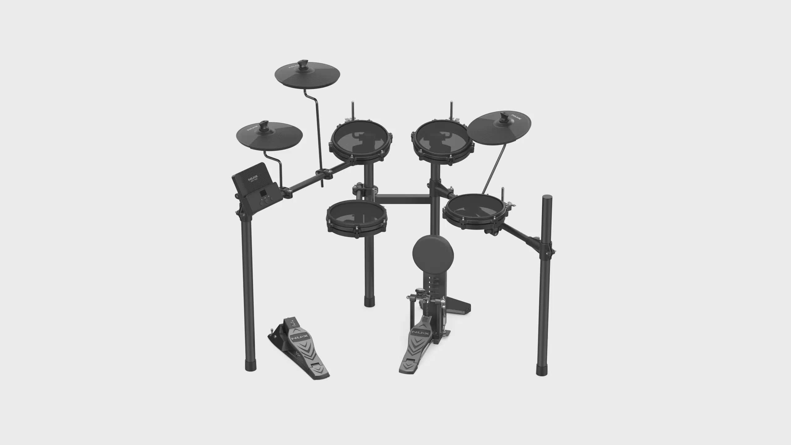 360 view of NUX DM-110 electric drum kit