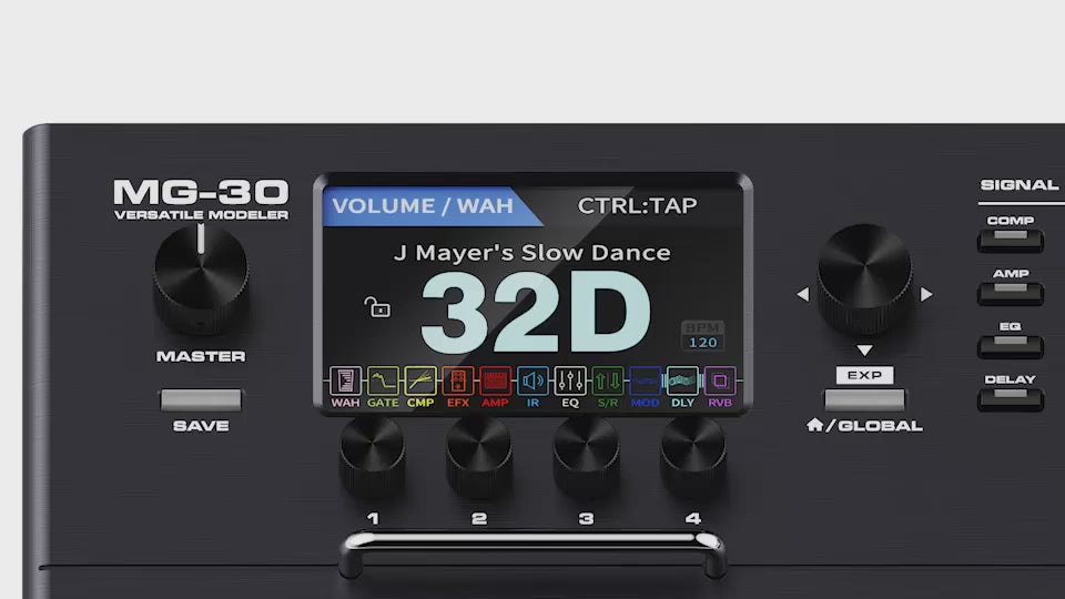 Load video: Video demonstration showing how the knobs and controls interact with the screen