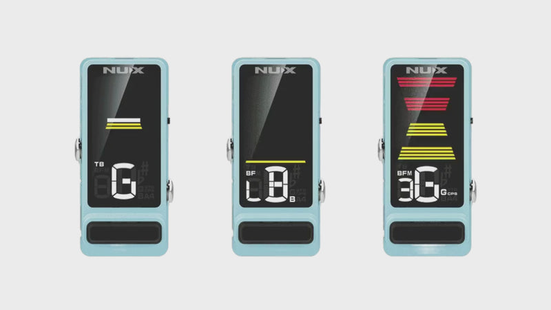 3 flow tune showing different lcd screen graphic modes